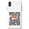 French Bulldog Mom Reading Book Lover Custodia per iPhone X/XS Amante dei libri Bulldog francese Mamma Solo One Mre Capitolo Con Cane