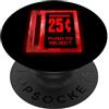 Arcade Pi Arcade Coin Slot Incandescente PopSockets PopGrip Adesivo