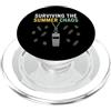 Summer Camp Staff Coordinator Sopravvivere al consigliere del campo del caos estivo PopSockets PopGrip per MagSafe