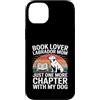 Reading Labrador Dog Lover Custodia per iPhone 14 Plus Book Lover LabradorMom solo un altro capitolo con il mio cane