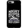 Book Mom Night Reader Quiet Reading Love Custodia per iPhone 7 Plus/8 Plus Libro per lettori notturni Mom Quiet Nights Deep Stories