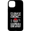 Funny Curling Gift Winter Sport Apparel Custodia per iPhone 15 Plus Miglior Arte Curling per Uomini Donne Stone Sport Curling Giocatore
