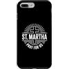 Saint Martha Pray For Us Christian Inter Custodia per iPhone 7 Plus/8 Plus Santa Marta Patrona Dell'ospitalità Devozione Cattolica