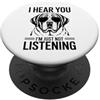 Fun Saint Bernard Dogs Fun Saint Bernard San Bernardo Cane Divertente San Bernardo PopSockets PopGrip Adesivo