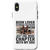 Reading German Shepherd Mom Book Lover D Custodia per iPhone X/XS Amante dei libri Pastore Tedesco Mamma Capitolo Con Il Mio Cane