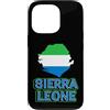 Sierra Leone African Heritage Clothing & Custodia per iPhone 13 Pro Bandiera della Sierra Leone Patriottica Uomini Donne Bambini Leone