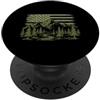 Nature Lover Outdoor Forest Wildlife Tre Paesaggio all'aperto della fauna selvatica della foresta della natura PopSockets PopGrip Adesivo