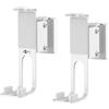 goobay Supporto Parete Altoparlante per Sonos One/SL/Play:1 Set da 2 Fino a 3 kg Inclinabile e Girevole Acciaio Bianco - 71348