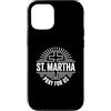 Saint Martha Pray For Us Christian Inter Custodia per iPhone 12/12 Pro Santa Marta Patrona Dell'ospitalità Devozione Cattolica