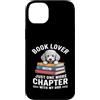 Poodle Book Lover Mom Reading Dog Custodia per iPhone 14 Plus Book Lover Mom Solo un altro capitolo con il mio barboncino