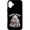 Poodle Book Lover Mom Reading Dog Custodia per iPhone 16 Plus Book Lover Mom Solo un altro capitolo con il mio barboncino