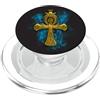 Segni e simboli Arte egiziana dorata Ankh PopSockets PopGrip per MagSafe