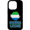 Sierra Leone African Heritage Clothing & Custodia per iPhone 14 Pro Bandiera della Sierra Leone Patriottica Uomini Donne Bambini Leone