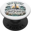 Deep Waters Isaiah 43 Lighthouse Sapphir Acque profonde Isaia 43 Fede cristiana Versi Bibbia Faro PopSockets PopGrip Adesivo