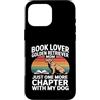 Golden Retriever Mom Book Lover Reading Custodia per iPhone 16 Pro Max Amante dei libri Golden Retriever Mamma solo un altro capitolo