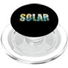 Photovoltaic Power Systems Engineer Appassionato di energia solare rinnovabile PopSockets PopGrip per MagSafe