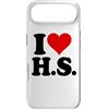 I HEART LOVE HS Custodia per iPhone Air AMO UN CUORE, LUI È