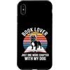 French Bulldog Reading Book Lover Dog Custodia per iPhone XS Max Book Lover Bulldog francese Solo un altro capitolo con il mio cane
