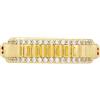 Michael Kors anelli a fascia da Donna in ottone ,Oro freddo ,7