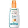 Ambre Solaire Garnier Ambre Solaire Crema Cancella Proteggi trasparente Protezione del Corpo Spray SPF 30 Alta Zero White Marks 200 ml