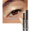 Lestpola Ombretto con glitter, beige glitterato, impermeabile, durevole, cremoso e setoso, facile da usare, altamente pigmentato, shimmer ombretto per donne, 10 beige