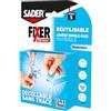 SADER Fixer Sans Forcer Invisible - Adesivo double face extra invisibile - Interno - Superfici lisce - Rimovibile senza tracce - Riutilizzabile - Colore: trasparente - 1,5 m x 19 mm