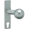Alpertec 50021300 Maniglia per Porta per cancello da Giardino, a Sfera, per Porte