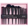 Jessup Matte Black Versatile Brush Collection Set di pennelli da trucco T336, 14 pezzi