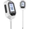 YAMRON tester di umidità pianta,4 in 1 tester digitale ph Sol,Umidità/PH/Temperatura/Sole,Schermo LCD retroilluminato,Per giardino, fattorie, piante da interno ed esterno.