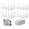 Shalwinn Divisori trasparenti per scaffali, 4 separatori per scaffali, organizer, borsa trasparente, scaffalatura, divisorio, organizer per borse per organizzazione (32 x 15 x 13 cm)