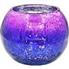 AiiBowy Portacandele, Set Portacandele Vetro, Accessori per Portacandele, Candeliere Ornamenti, Pendenza, Fatta a Mano, Matrimonio, Festa Blu/Viola