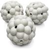 Generico Set 3 Tartufi Finti per Addestramento Cani - Tartufo da Allenamento in Plastica Bianca, Contenitore per Olio al Tartufo (Non Incluso), Riutilizzabili - Ø 36×37 mm