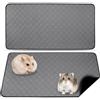 PORFOYO Fodere per Gabbie per Porcellini D'India,2 PCS 120 * 60cm Cuscinetti per Pipì di Porcellino D'India,Fodere per Gabbia per Porcellini D'India,Pipi Pad per Porcellini D'India per Criceti