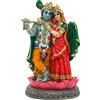 alikiki Statua del dio indiano Radha Krishna - 14 cm H Dea indù Radha e Dio Krishna Scultura India Murti Articolo Home Office Tempio Mandir Santuario Altare Pooja Item