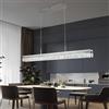 szcflaghip Moderna Lampada a Sospensione a LED per Tavolo da Pranzo Lunga 120cm Dimmerabile Illuminazione a Sospensione a LED per Isola Cucina Lussuosa Plafoniera per Sala da Pranzo e Ufficio