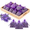 Yoodriy 20 Sacchetti Profumati Lavanda Vera Essiccata, Antitarme Naturale, Bustine Profumate di Qualità Superiore, Profumatori Ambiente, per Armadi, Cassetti, Guardaroba, Biancheria e Ripostiglio