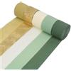 Augesak 5 Colori Carta Crespa, Carta Crepe Verde 4.5cm*25m, Decorativa Nastro Crespata per Compleanno matrimonio i Lavori di Floreale Fai da Te