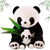 KMFASVX Panda Mom And Baby Cuddly Plush Panda Peluche Panda Teddy cotone PP di Animali Peluche per di Compleanno Regalo per Bambini Suitable from Birth Panda Giocattolo per Donne Ragazze 25cm