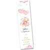 PRINTSERVIS 30 Segna libro per festa Battesimo personalizzabile 40x150 stampato su cartoncino 300gr per bimbo/a pronto per l'utilizzo e facile da compilare (Orsetto Rosa)