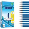 Paper Mate Flexgrip Ultra penna a sfera a scatto | punta media (1 mm) | blu | Materiale scolastico | confezione da 12