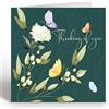 Ruby Ashley Biglietto di condoglianze con motivo floreale e farfalla, con scritta Thinking Of You, Sorry For Your Loss Card, realizzato nel Regno Unito