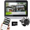 iTenen A1 Audio Bidirezionale,Spioncino Digitale a Batteria 3.0MP con MicroSD da 32GB,Video Spioncino Senza Fili con Schermo a Colori da 4,3, Telecamera porta,140 °Angolo,Rilevamento Movimento PIR