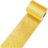 Decotalk Bordo Adesivo Per Mobili Glitterato Oro 10X600cm Bordo Per Carta da Parati Bordi Autoadesivo Parete Con Glitter Pellicola Adesiva Per Mobili Oro Carta da Parati Adesiva Camera da Letto