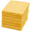 Lahviuu Spugna per Pulizia Saldatore 20 Pcs - Spugnetta per Punte di Ferro da Saldatura - Ricambio per Stazioni di Saldatura - Strumento di Pulizia per Pastiglie e Punte (61x61x2.7 mm)