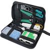COEWUR 12 in 1 Strumenti Kit di Rete Professionali - Alicate Crimpatura RJ45/RJ11, Pelacavi, Tester del Cavo Ethernet Cat5/Cat5e per Strumenti di Riparazione LAN e Manutenzione del Computer