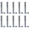 Isolbau Manicotto di ancoraggio 12 x 80 mm per aste di ancoraggio e bulloni M6-M8, da riempire con malta composita, 10 pezzi