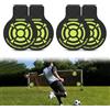 Hikeen Pacco da 4 Cesti da Tiro per Calcio, Bersaglio di Precisione Rimovibile da Appendere a Porta da Calcio, Rete o Porta Portatile, Bersaglio in PVC 5mm per Esercizi di Tiro