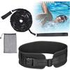 BOOSTEADY Cintura da Nuoto Regolabile Largo e Spesso, Accessori per Piscina, Cinturone per Nuoto Statico 4M per Adulti e Adolescenti, Fascia Elastica per Nuoto in Piscina