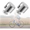 MUNTE 2 Pezzi Magnete a Raggi Magnetici, Argento Contachilometri Bici Magnetismo, Diametro 12 mm Biciclette Tachimetro Magneti, per La Guida Notturna e per Lunghe Distanze