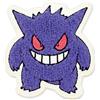 marimo craft Pokemon Sagara ricamo distintivo spille Gengar H7,3 x L7,8 x P1 cm Giappone n...